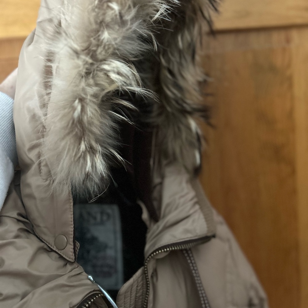 Women's Tan Quilted Jacket - Picture 3 of 6